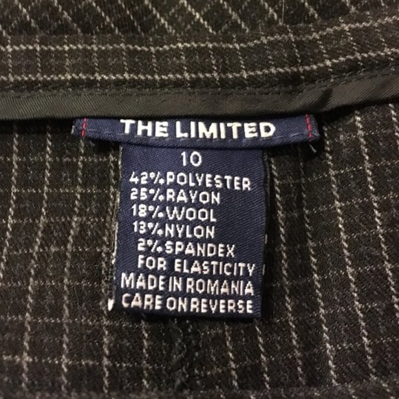 Vintage the Limited windowpane black trousers - Picture 6 of 6